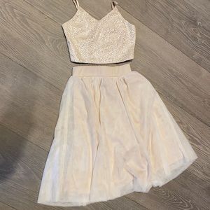 Miss Behave size 12 two piece dress. Cropped. Stunning!